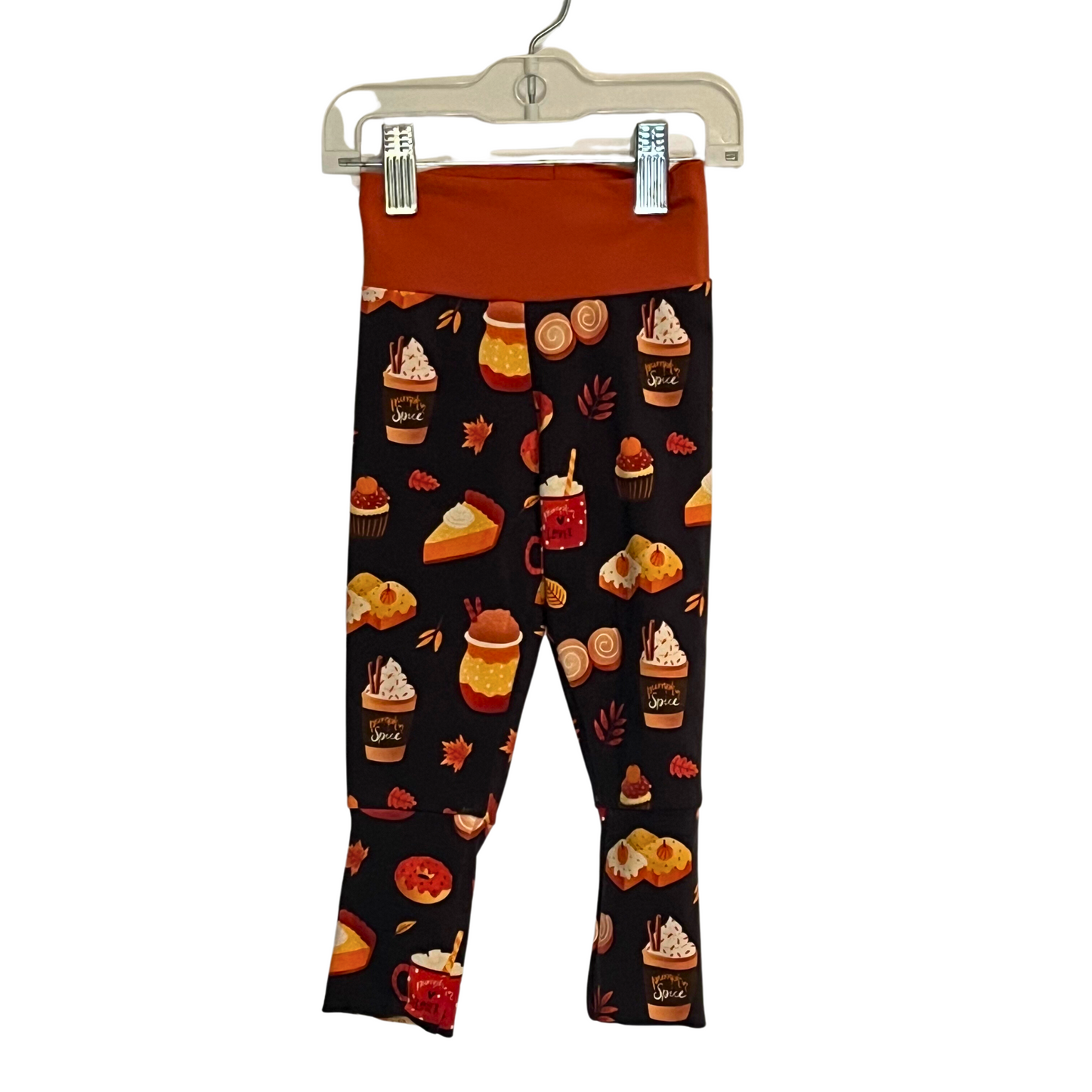 Grow with me leggings - Pumpkin Spice