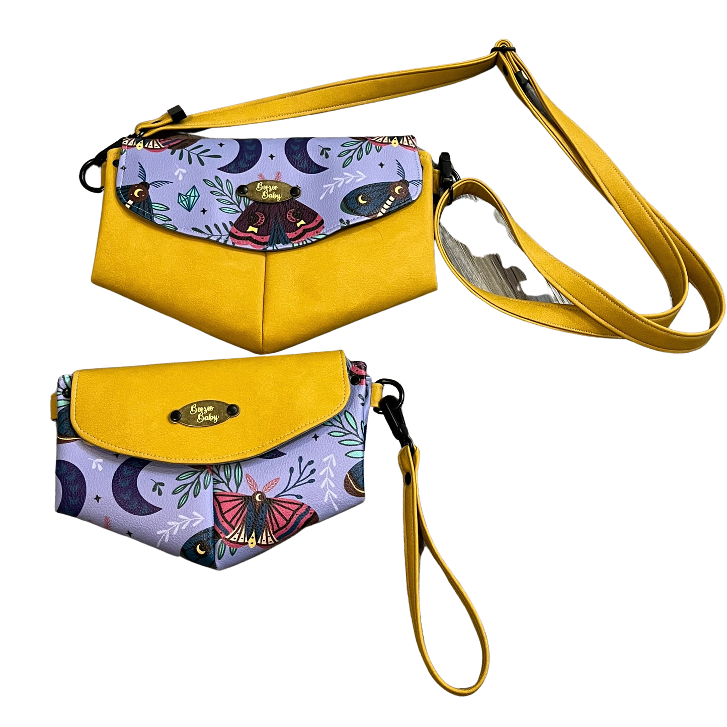 Skye Crossbody and Wristlet - Midnight Moth