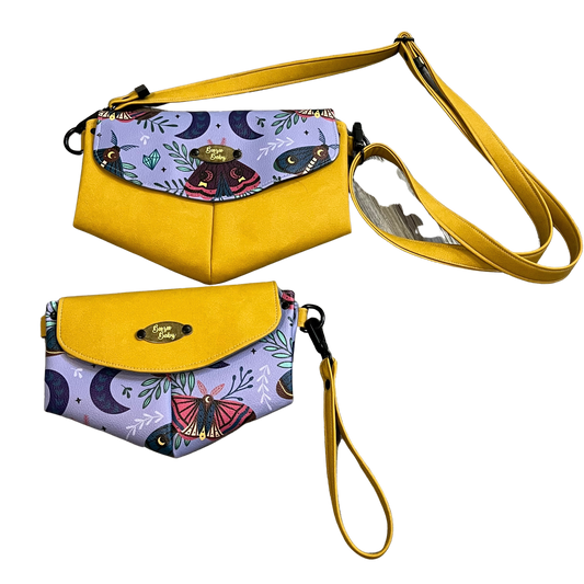Skye Crossbody and Wristlet - Midnight Moth