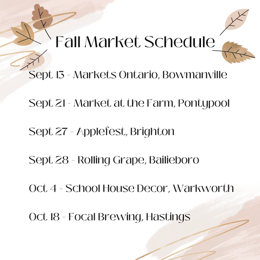 In person events this Fall
