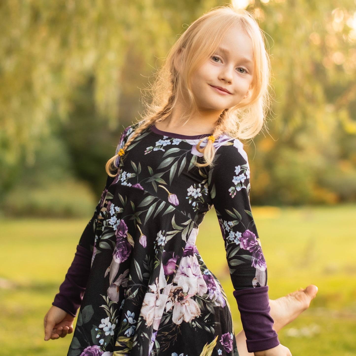 Grow with me dress - Moody Floral