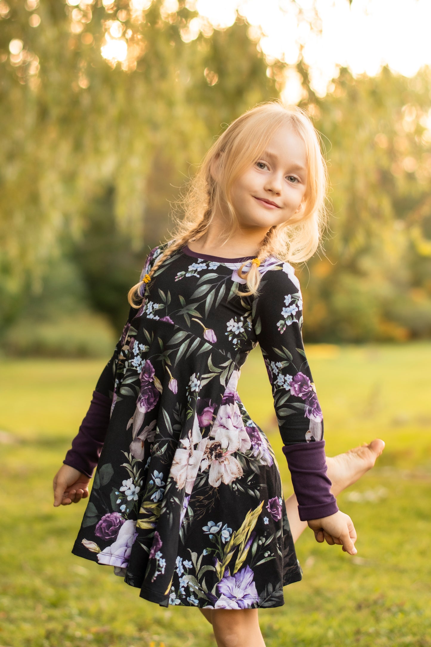 Grow with me dress - Moody Floral