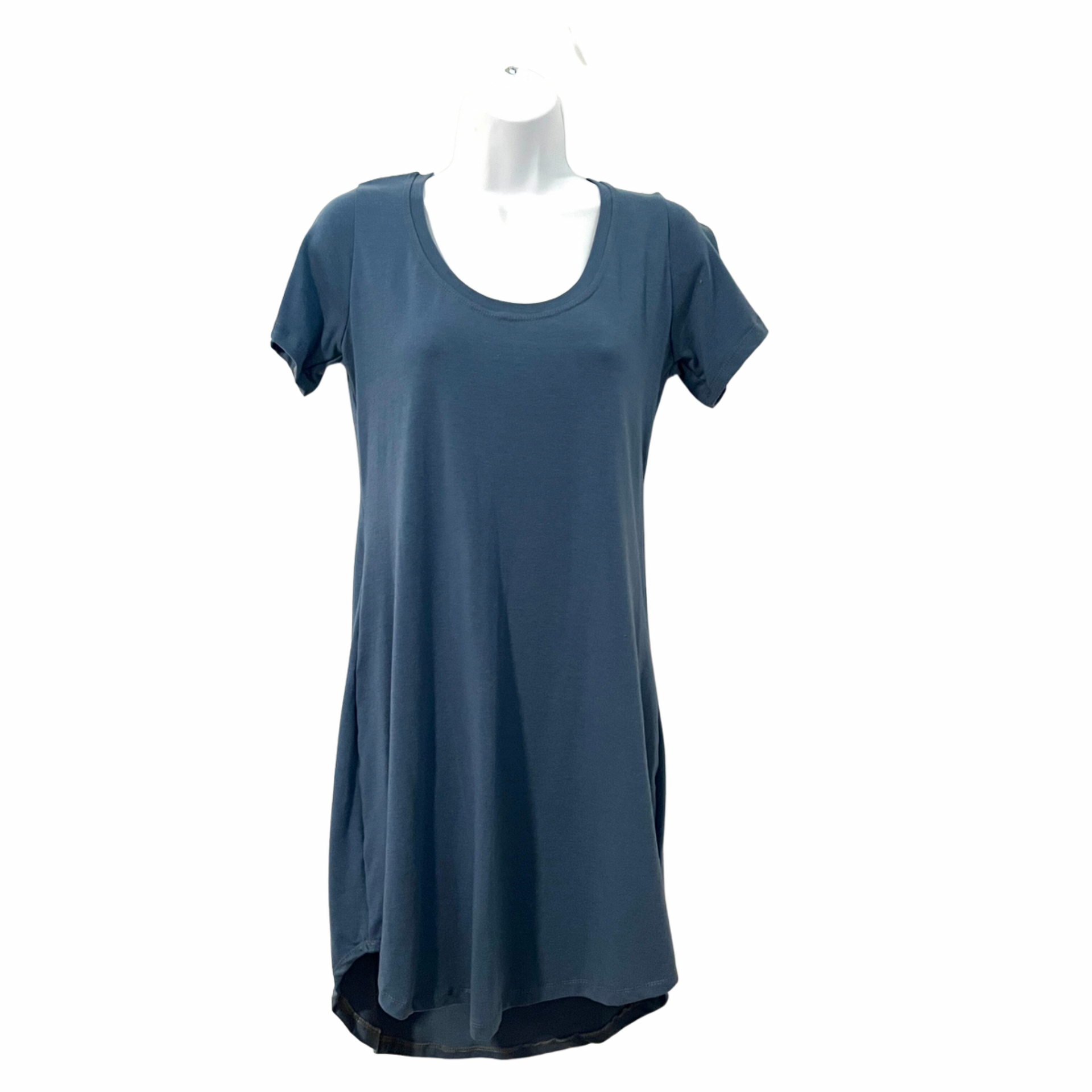Navy blue t shirt dress deals