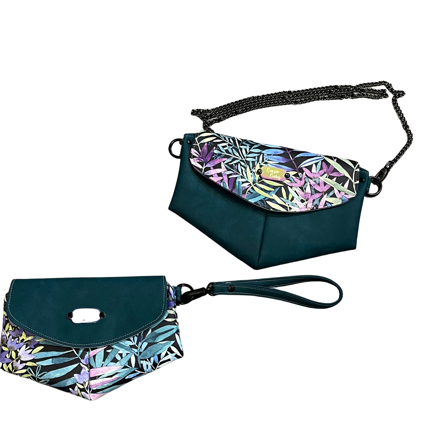 Skye Crossbody and Wristlet - Les Fleurs