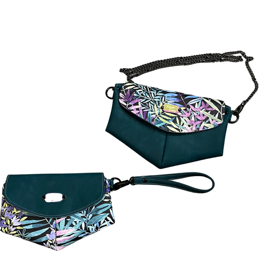 Skye Crossbody and Wristlet - Les Fleurs